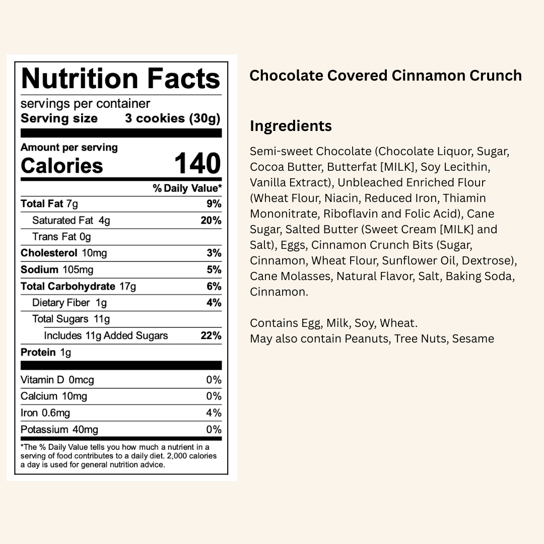 Chocolate Covered Cinnamon Crunch