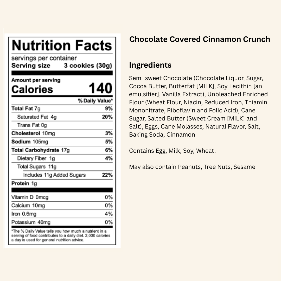 Chocolate Covered Cinnamon Crunch
