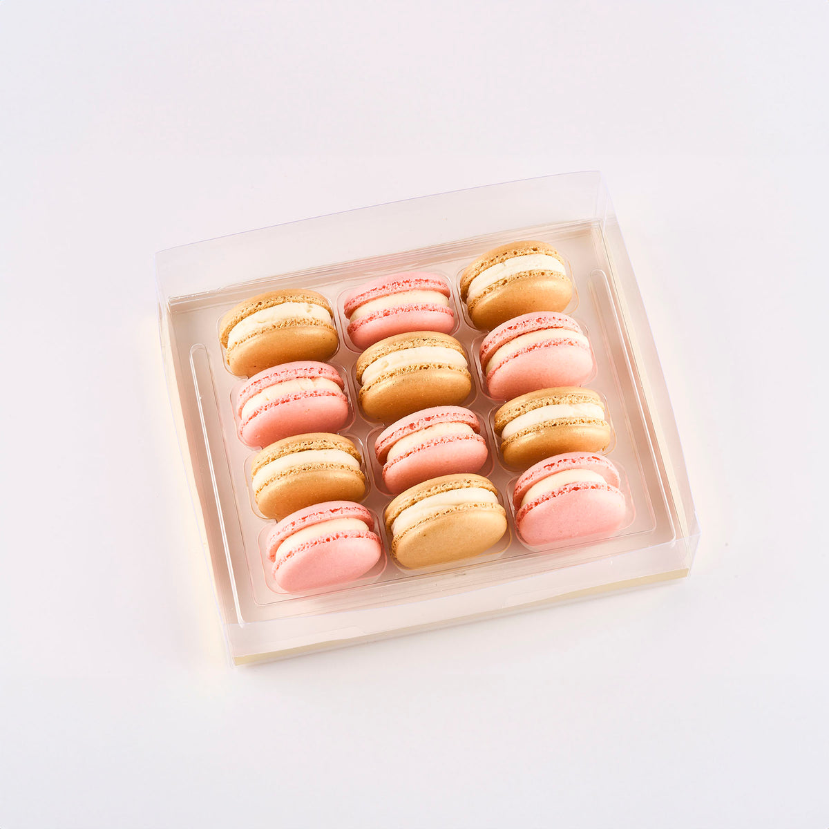 Champagne & Strawberry Macarons