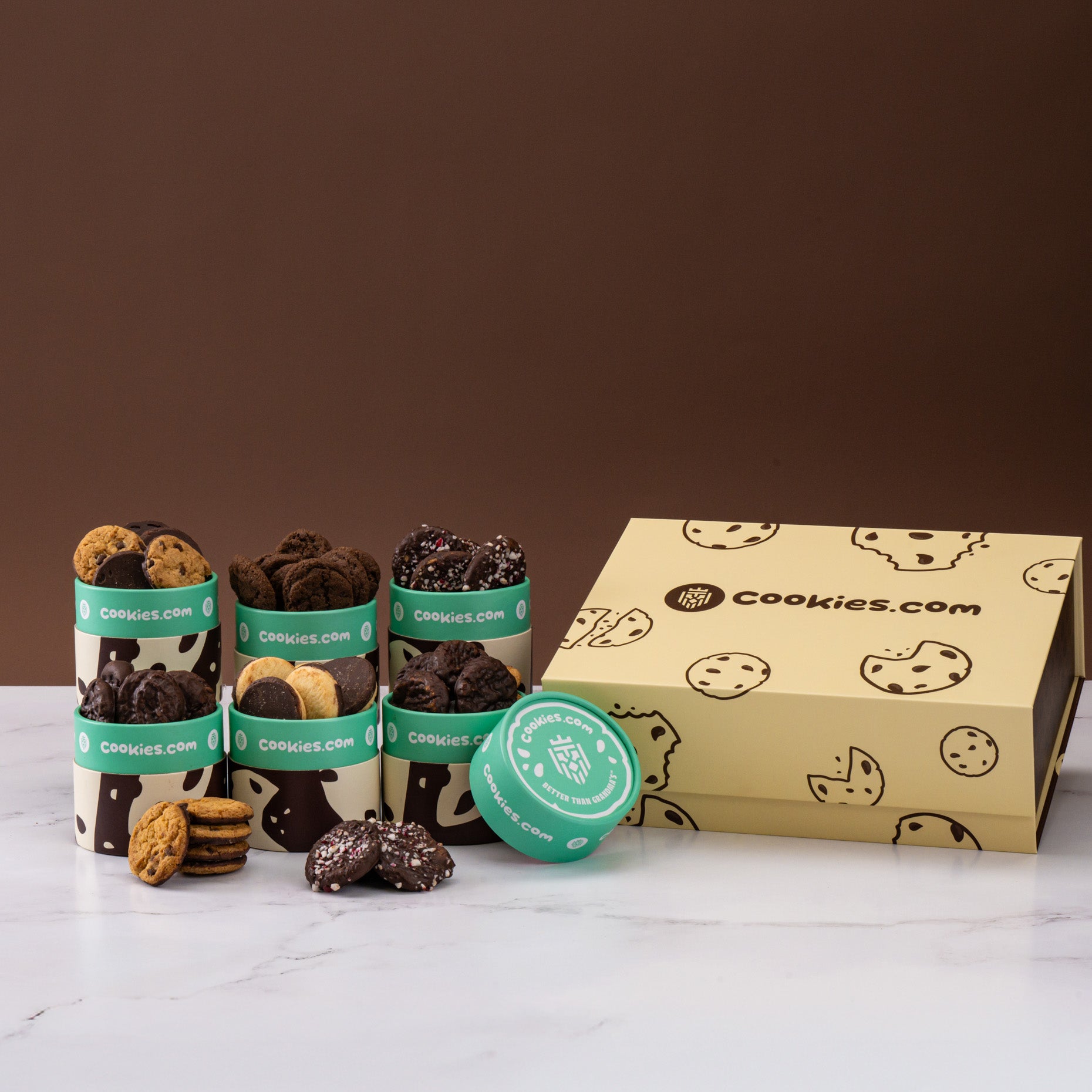 Chocolate Deluxe - 6 Tube Sampler Gift Box – Cookies.com
