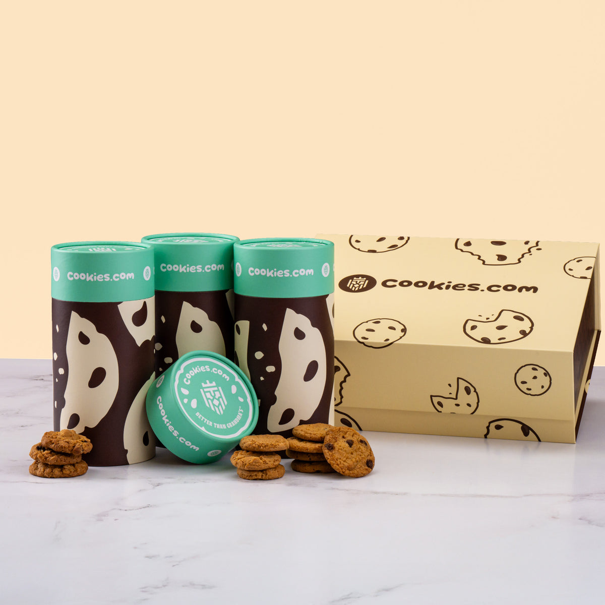 Cookies.com Classics - 3 Tube Gift Box