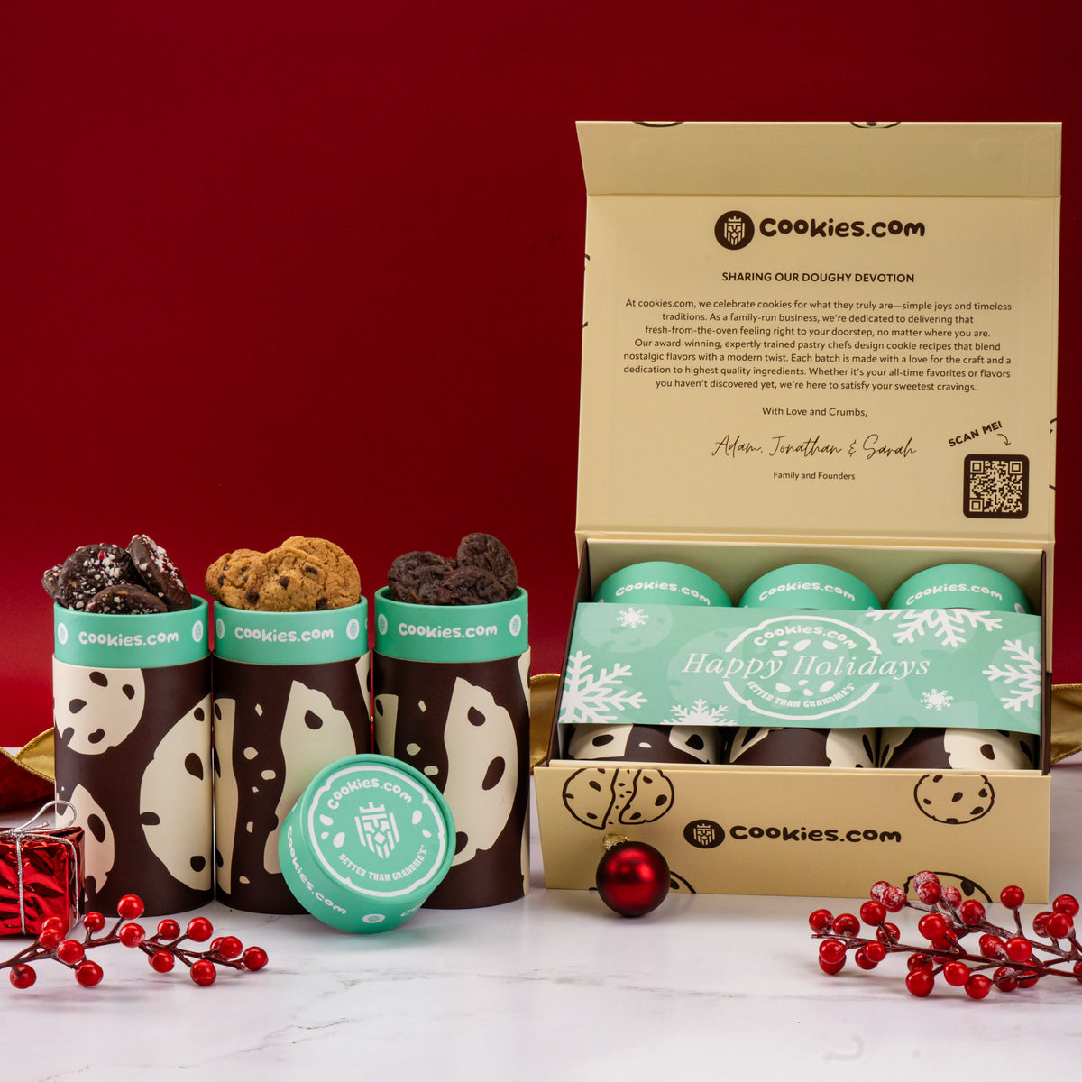 Holiday Collection - 3 Tube Gift Box