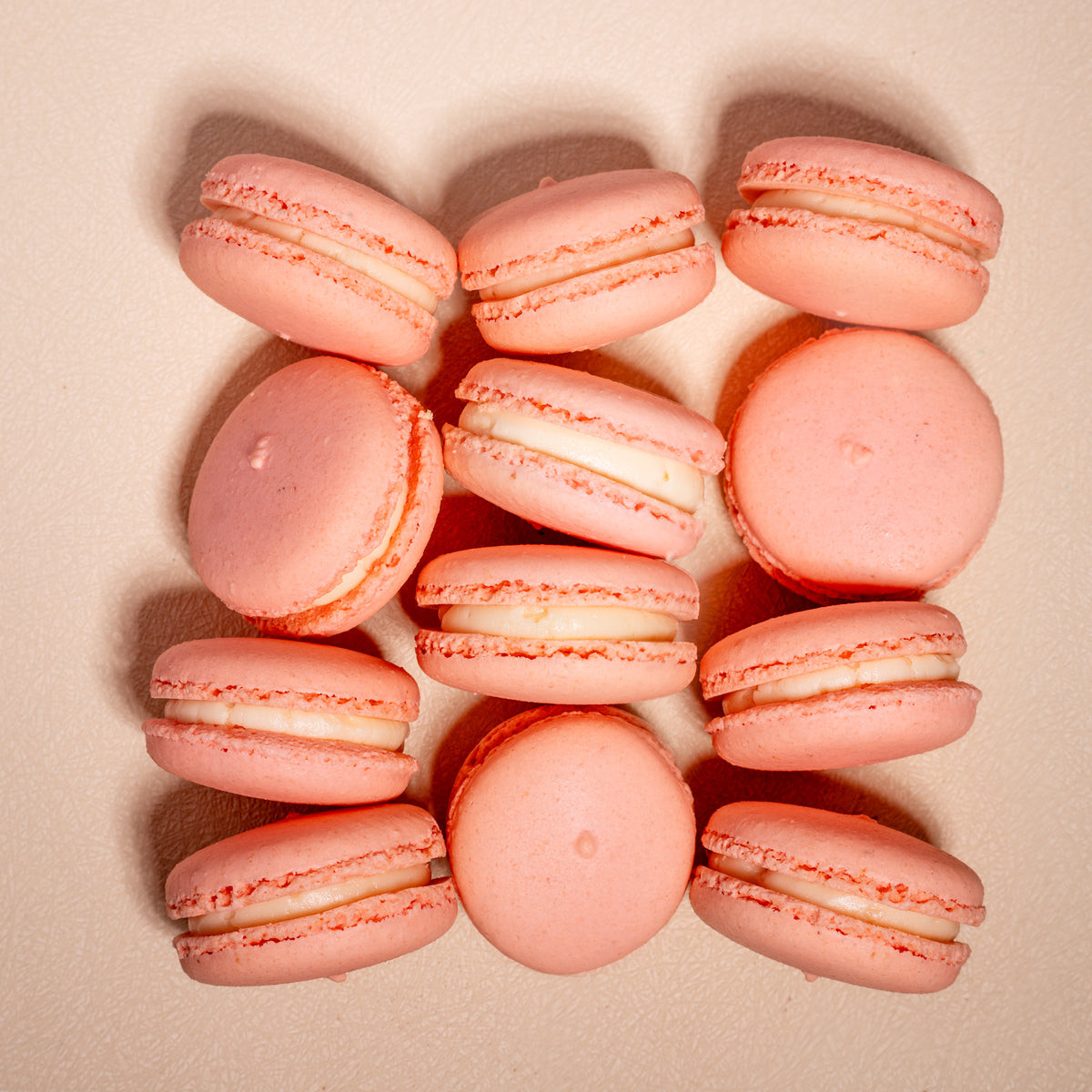 Strawberry Shortcake Macarons